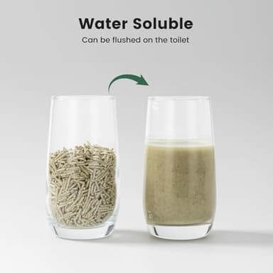 Gardner Pet Natural Tofu Cat Litter, Cat Litter with Green Tea Extract – Dust-Free, Fast Clumping, Flushable, and Odor Control for Multi-Cat Homes, 6lbs - Image 7