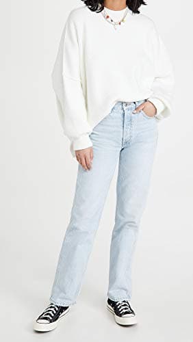 Free People Women's Easy Street Tunic, Painted White, L - Image 5