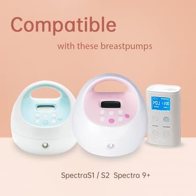 PumpMom-us Breast Pump Parts for Spectra, Replace Duckbill Valves Tubes Backflow Protector Membrane for Spectra S1 S2 9 Plus Breastpumps - Image 2