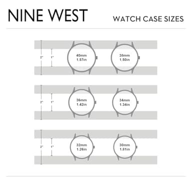 Nine West Women's Floral Dial Strap Watch - Image 3