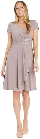 R&M Richards Women's Cascade Chic Buckle Dress - Image 3