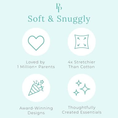 Posh Peanut Convertible Baby Sleepers - Boys Footless Baby Pajamas with 2 Way Zipper for Easy Diaper Changes - Image 3