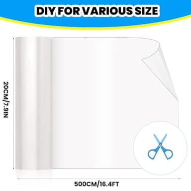 Petslucent Cat Scratch Furniture Protector: Cat Anti Scratch Tape - Door Protector from Dog Scratching - Clear Training Self Adhesive Tape for Carpet, Sofa, Couch, Door (197in x 7.9in) - Image 5