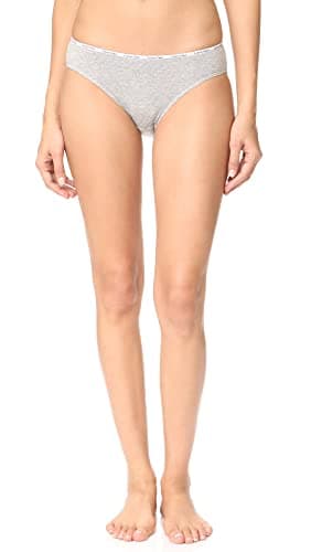Calvin Klein Women's 5 Pack Cotton Stretch Logo Bikini, Black/White/Grey Heather, Large - Image 2