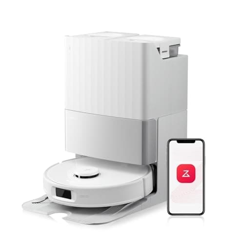 Roborock Qrevo Edge S5A Robot Vacuum and Mop, 18,500Pa, Zero-Tangling, DuoDivide Main Brush, FlexiArm Side Brush, Hot Water Mop Washing & Self-Cleaning, Warm Air Drying, Self-Emptying, White - Image 1