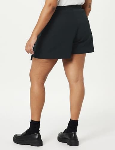 The Drop Women's Kamila A-Line Mini Skort, Black, M - Image 6