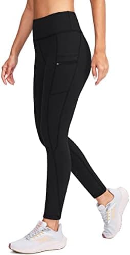G Gradual Women's Fleece Lined Winter Leggings with Pockets Water Resistant High Waisted Thermal Warm Pants Running Hiking - Image 3