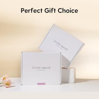 LITTLE SPUD Muslin Swaddle Blankets, Nursery Receiving Blankets for Girls & Boys, Soft & Breathable Baby Muslin Swaddle, Large 47 x 47 inches, New Born Essentials, 4 Pack, Pink Rabbit - Image 8