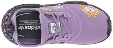 adidas Originals Kids NMD_R1's Sneaker, Super Purple/White/Shadow Navy (Elastic), 4 US Unisex Toddler - Image 5