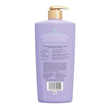 Jergens Shea Fusion Lavender Dreams Body Lotion, Moisturizer with Shea Butter & Vitamin E, 14 Fl Oz - Image 8