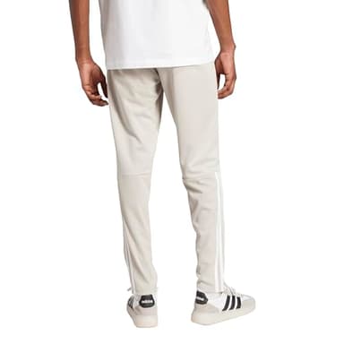 adidas Men's Sereno Cut 3-Stripes Slim Tapered Pants, Wonder Alumina/White - Image 3