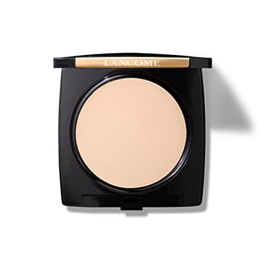 Lancôme Dual Finish Powder Foundation - Buildable Sheer to Full Coverage Foundation - Natural Matte Finish - 320 Amande III Neutral - Image 1