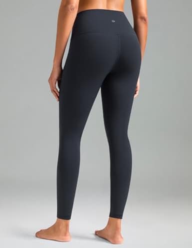 Colorfulkoala Women's Dreamlux High Waisted Workout Leggings 25" Inseam 7/8 Length Yoga Pants (L, Blue Ink) - Image 3