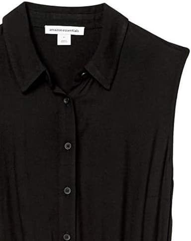 Amazon Essentials womens Sleeveless Relaxed-Fit Woven Shirt Dress - Image 5