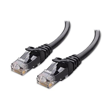 Cable Matters 10Gbps Snagless Cat 6 Ethernet Cable - 25ft, Cat 6 Cable, Cat6 Cord, Ethernet Cord, Black - Image 1
