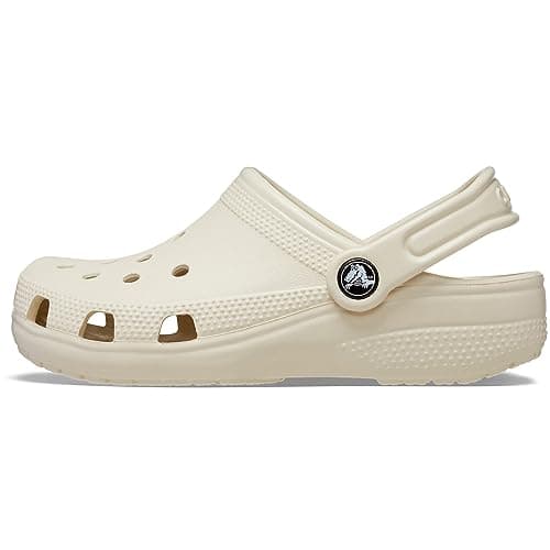 Crocs Kids Classic Clog (Little Kid/Big Kid) - Clogs for Kids - Synthetic Lining - Circulation Nubs Bone 4 Big Kid M - Image 1