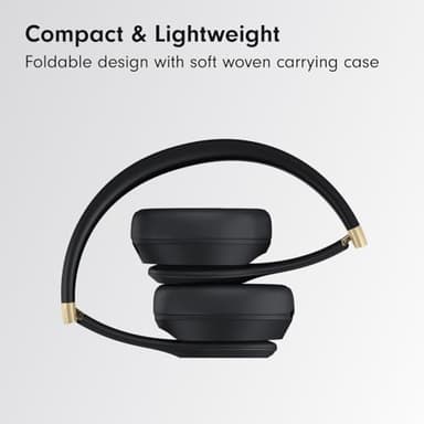 Beats Solo 4 - Wireless Bluetooth On-Ear Headphones, Apple & Android Compatible, Up to 50 Hours of Battery Life - Black & Gold - Image 5