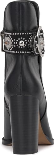 Jessica Simpson Women's FINOVA Ankle Boot, Black, 9 - Image 3