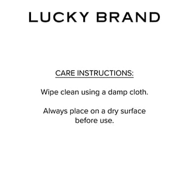 Lucky Brand Printed Wellness Mat - Cushioned Comfort Kitchen Mat - Easy to Clean - Anti-Fatigue & Skid-Resistant - - Measures 12mm Block Print Dash 18" x 30" - Blue - Image 7