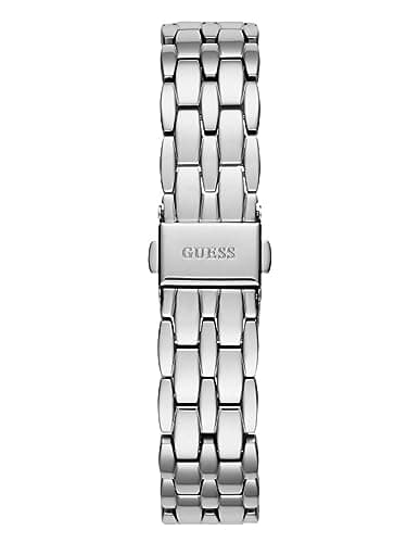 GUESS Stainless Steel + Pink Crystal Bracelet Watch. Color: Silver-Tone (Model: U1062L2) - Image 2