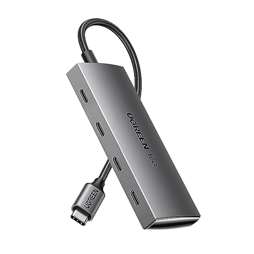 UGREEN USB C Hub 10Gbps, 4 Ports USB 3.2 Data Only Adapter, High Speed Multiport Splitter for MacBook Air/Pro, iMac, iPad Pro, iPhone 15/15 Pro, Galaxy S23, and More - Image 1