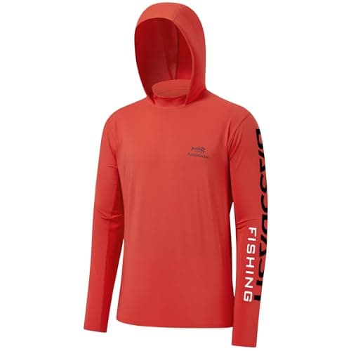 BASSDASH UPF 50+ Men’s UV Sun Protection Long Sleeve Performance Fishing Hoodie Hooded Shirts - Image 1