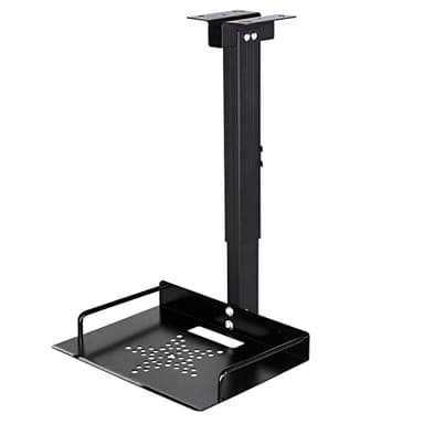 Drsn Universal Ceiling Mount with Tray, 11.4-22 inches Adjustable, No Hole Installation, Aluminum Alloy, in-Tube Cable Routing, Universal Ceiling Mount for Projector/Camera, Wall/Ceiling - Image 1