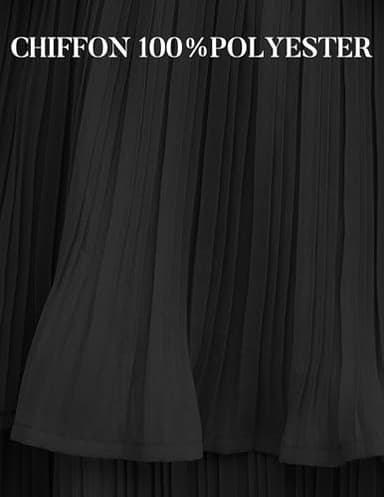 ZESICA Women's 2025 Summer Sleeveless Mini Dress Boho One Shoulder Ruffle Tiered Layered Flowy A Line Dresses,Dark Black,Large - Image 6