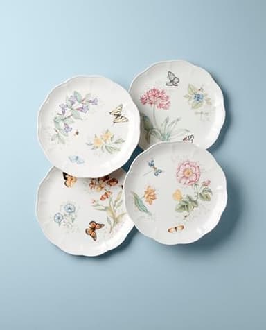 Lenox Butterfly Meadow 4-Piece Dinner Plate Set, 5.47, Multi, 891268 - Image 3