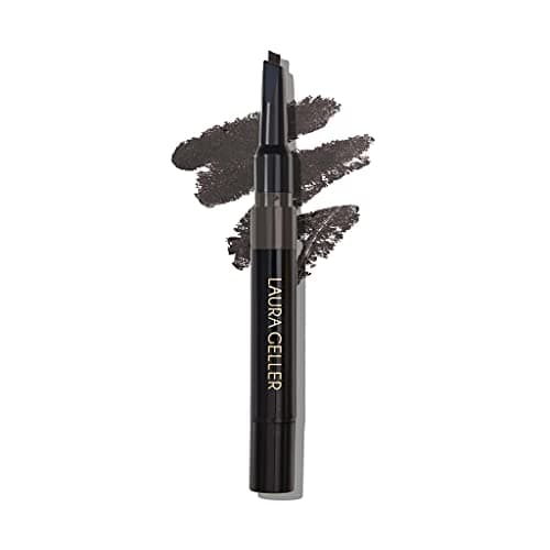 LAURA GELLER NEW YORK Sculpt-n-Stay Waterproof Brow Pencil & Gel- Soft Black - Image 1