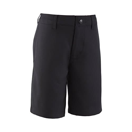 Under Armour Boys Golf Medal Play Shorts, Black, 6 US