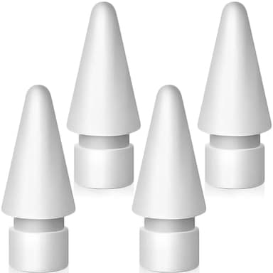 SIXFU Replacement Tips for Apple Pencil 2nd Generation/ 1st Generation Tips, iPencil Nibs Accessories for iPad Pro Pencil 2/1 Gen(4 Pack) - Image 1