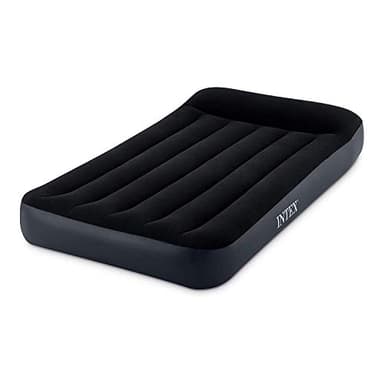 Intex Dura-Beam Standard Pillow Top Airbed Comfortable Blow Up Portable Air Mattress with Built-in Electric Pump and Carrying Bag, Twin Size, Blue - Image 7