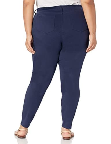 Amazon Essentials Women's Pull-On Stretchy Knit Jegging (Available in Plus Size), Navy, Large Long - Image 6