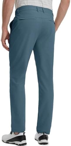 M MAELREG Golf Pants Men Lightweight with 5 Pockets - 30"/32"/34" Stretch Water-Resistant Casual Flat Front Mens Dress Pants - Image 4