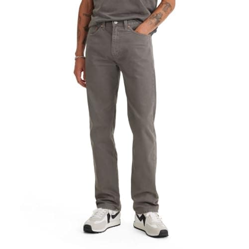 Levi's Men's 505 Regular Fit Jeans (Also Available in Big & Tall), (New) Iron Stone Denim, 40W x 32L - Image 1