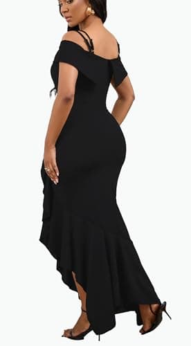 2025 Wedding Guest Dresses for Women Black Gowns Formal Evening Gala Mermaid Elegant Dresss - Image 3