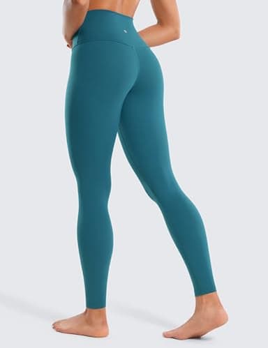 CRZ YOGA Butterluxe High Waisted Lounge Leggings 28'' - Workout Yoga Pants for Women Buttery Soft Borealis Green Medium - Image 2