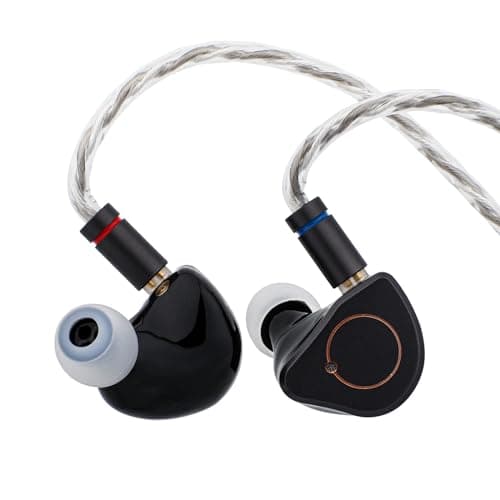 Linsoul SIMGOT SuperMix 4 1DD+1BA+1Planar+1PZT Hybrid Drivers Earphones, HiFi in Ear Monitor IEM, Wired Gaming Earbuds with OFC Silver-Plated Cable for Musician Audiophile - Image 1