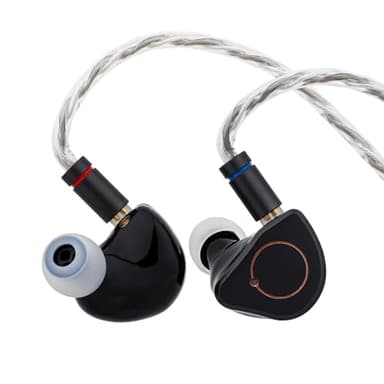 Linsoul SIMGOT SuperMix 4 1DD+1BA+1Planar+1PZT Hybrid Drivers Earphones, HiFi in Ear Monitor IEM, Wired Gaming Earbuds with OFC Silver-Plated Cable for Musician Audiophile - Image 1