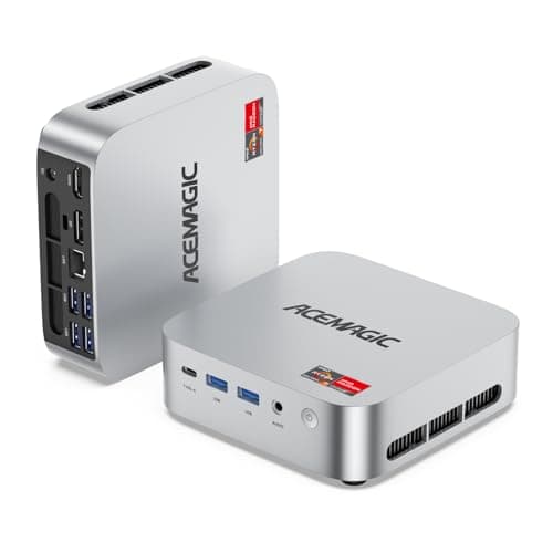ACEMAGIC Mini PC AMD Ryzen 7 6800H, Mini Gaming PC 16GB DDR5 512GB SSD, Mini Computers Micro Desktop PC Support 4K Triple Display/WiFi6/BT5.2/Gaming/Office/Home - Image 1
