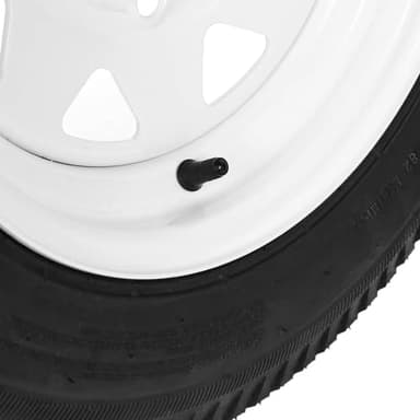 YUANXING Trailer Tires on Rim 4.80-12 480-12 4.80 X 12 Load Range C，5 Lug 12 in.Wheel White - 5 on 4.5"，Set of 2 - Image 2