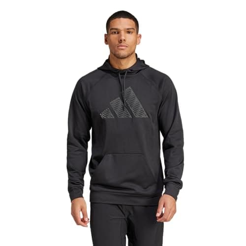 adidas Men's Game and Go Big Logo Training Hoodie, Black - Image 1