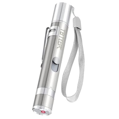 TBTeek Cat Toys, USB Rechargeable Kitten Toy, 3 Light Modes & 5 Adjustable Patterns, Portable Interactive Pet Dog Cat Mouse Toy for Fun Chase Play Exercise - Image 1