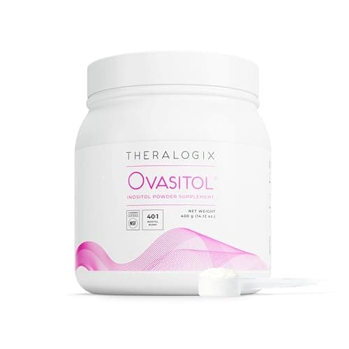 Theralogix Ovasitol Inositol Powder - 90-Day Supply - Myo-Inositol & D-Chiro Inositol for Hormone Balance & Ovarian Function Support* - NSF Certified - 400 g (180 Servings) - Image 1