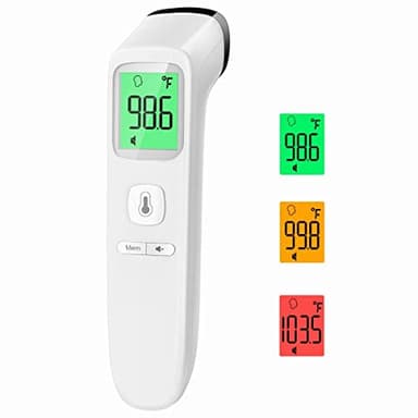 No-Touch Thermometer for Adults and Kids, Fast Accurate Digital Thermometer with Fever Alarm & Silent Mode, Easy-to-use, Forehead Thermometer for Babies, Kids & Elderly - Image 1