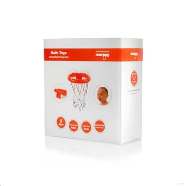 Bath Toys – Bathtub Basketball Hoop for Toddlers, Kids, Boys and Girls | 4 No-Hole Balls & Strong Suction Cups | Fun Basketball Bath Toy for Toddlers - Image 9