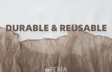 FEXIA 10 Pack Nude Table Runner 35x120 Inches Gauze Table Runner for Bridal Shower Wedding Party First Communion Centerpiece Engagement Boho Table Decoration (Nude - Image 4