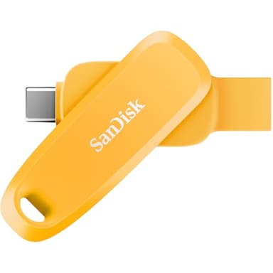SanDisk 512GB Phone Drive for Android - The 2-in-1 USB for Smartphones, Tablets, and Computers - Thumb Drive with USB Type-C and Type-A Connectors, Yellow Daffodil - SDDDC6-512G-G46YD - Image 1