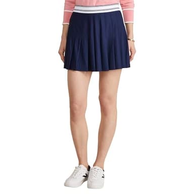 vineyard vines Women's Pleated Athletic Skort, Nautical Navy - Image 1